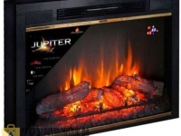 Очаг электрокамина: InterFlame Sirius 30 Black/Brass LED FX