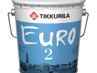 Краска ЕВРО 2  глубоко матовая латексная для потолков и стен, Тиккурила