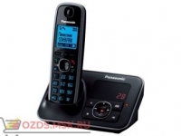 Panasonic KX-TG6621RUB — с автоответчиком, цвет черный: Беспроводной телефон DECT (радиотелефон)