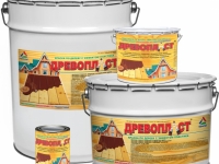 Древопласт - акриловая грунт-краска для дерева с добавлением воска