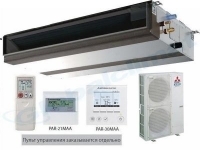Канальный кондиционер: Mitsubishi Electric PEAD-RP125 JAQ/PU-P125YHA