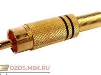 RCA-R разъём (тюльпан под винт, желтый) с пружиной