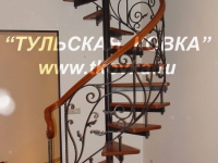 Кованые перила и винтовые лестницы - Тульская Ковка
