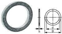 8*11,5*1 кольцо уплотнительное, алюминий DIN 7603