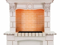 Портал из камня: Royal Flame Pierre Luxe LORD под очаг Dioramic 28 LED FX Слоновая кость