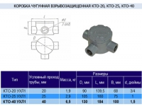 Коробка чугунная КТО-40