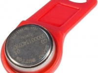 RW 1990 SLINEX (красный): Ключ электронный Touch Memory с держателем