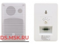 GALIL 4-O (PAIR)/WHITE Пара акустических систем настенной установки, с трансформатором; 4″, 8 Ом, 70/100 В, 20 Вт, цвет белый