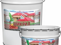 Шикрил — акриловая краска для шиферных и черепичных крыш