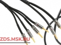Акустический кабель Atlas Hyper Bi-Wire (4 на 4) 3.0 м разъем Банан Z типа, посеребрённый