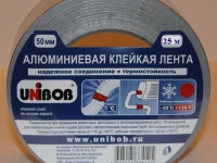 Алюминиевая клейкая лента UNIBOB 50мм х 25м