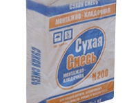 Сухая смесь М200 (монтажно-кладочная)