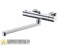Термостатический смеситель для ванны WasserKRAFT Berkel 4822L с длинным изливом