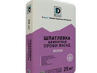 Шпатлевка цементная Профи Фасад Белая