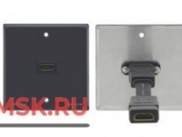 WP-H1M/EU/GB(G) ; цвет серый: Настенная панель-переходник с проходным разъемом HDMI