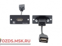 WU-AA(B) ; цвет черный: Модуль-переходник USB розетка А-розетка А