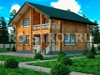 Проект дома из клееного бруса Гамбург