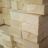 Обрезная доска и брус из лиственницы