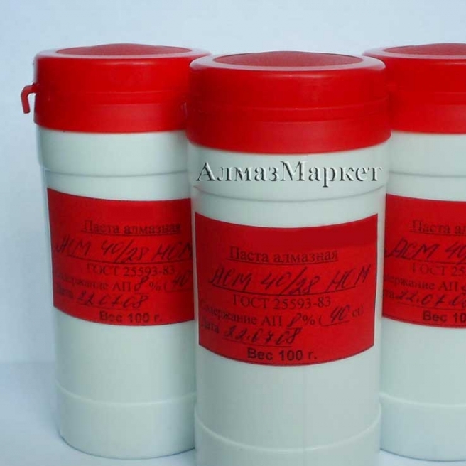 Алмазные пасты НОМ, ПОМ, ВОМ