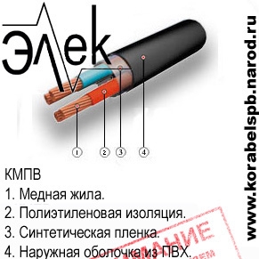 Кабель КМПВ, КМПВнг, КМПВнг-LS из наличия