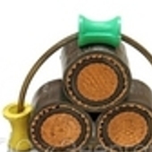 ккрепление кабеля ук треугольником