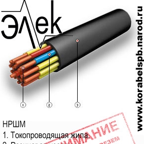 НРШМ, МРШМ, МРШН, МРШНЭ – продажа судового кабеля