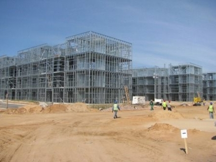 металлический каркас в строительстве