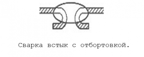 сварка алюминия встык с отбортовкой